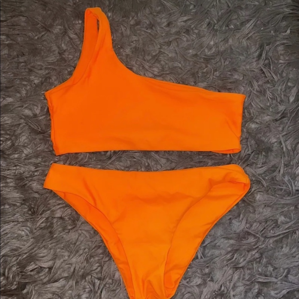Orange bikini set